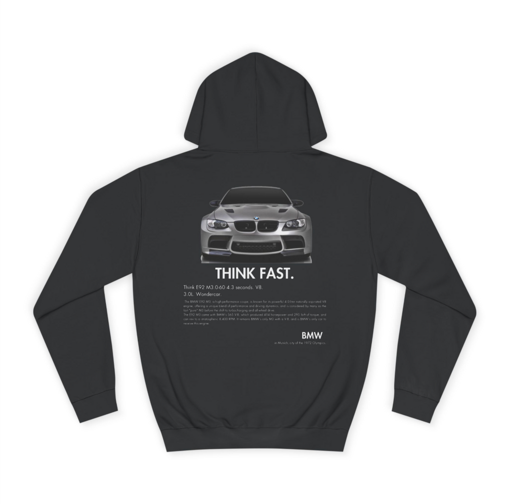 think fast hoodie