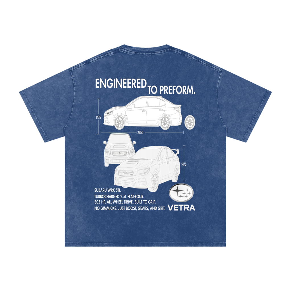 egineered to preform t shirt